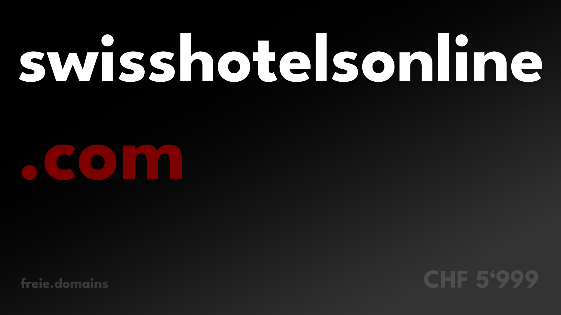 swisshotelsonline.com bei freie.domains kaufen